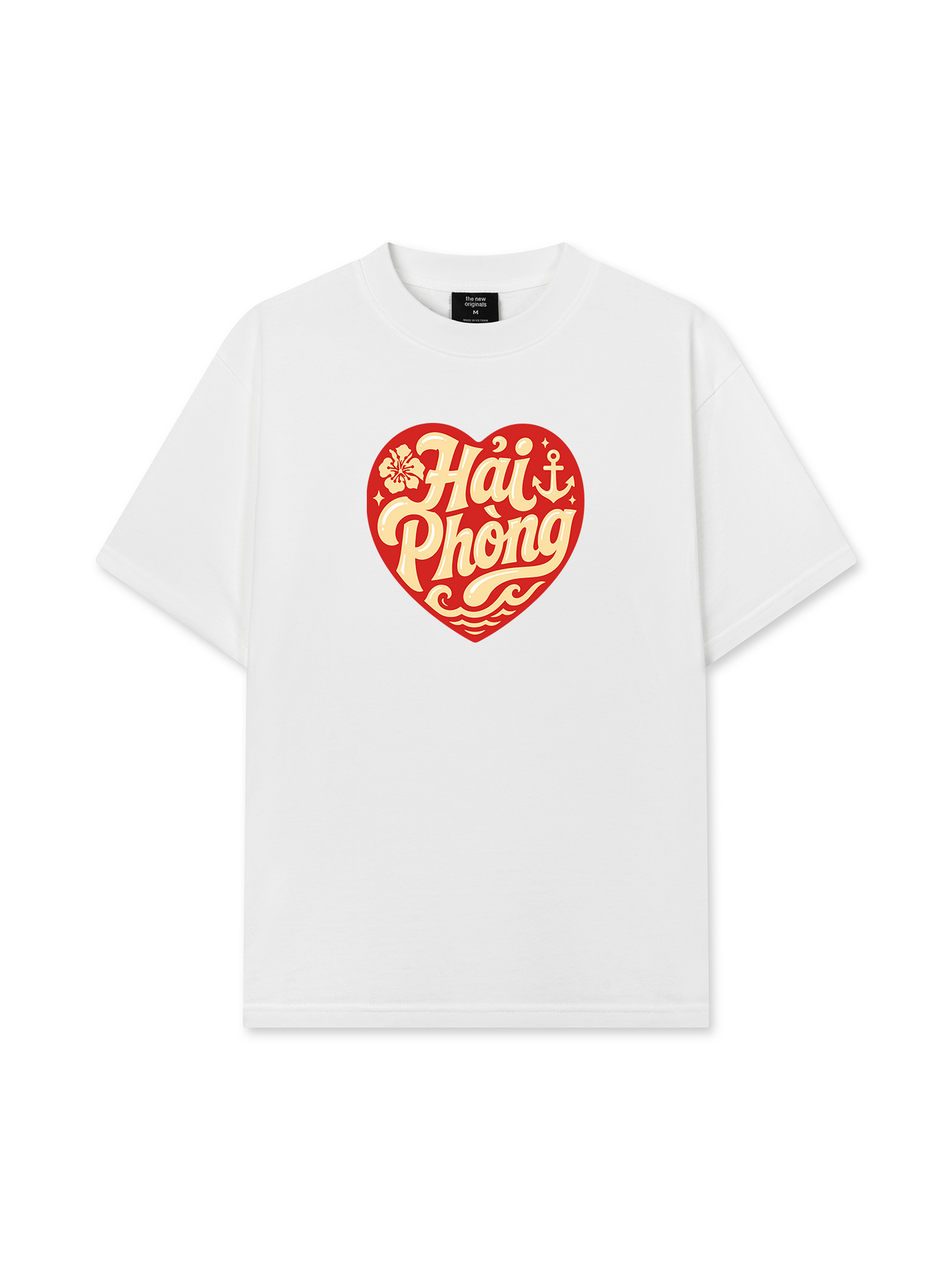 Áo Thun Relaxed Fit Hải Phòng In My Heart Retro