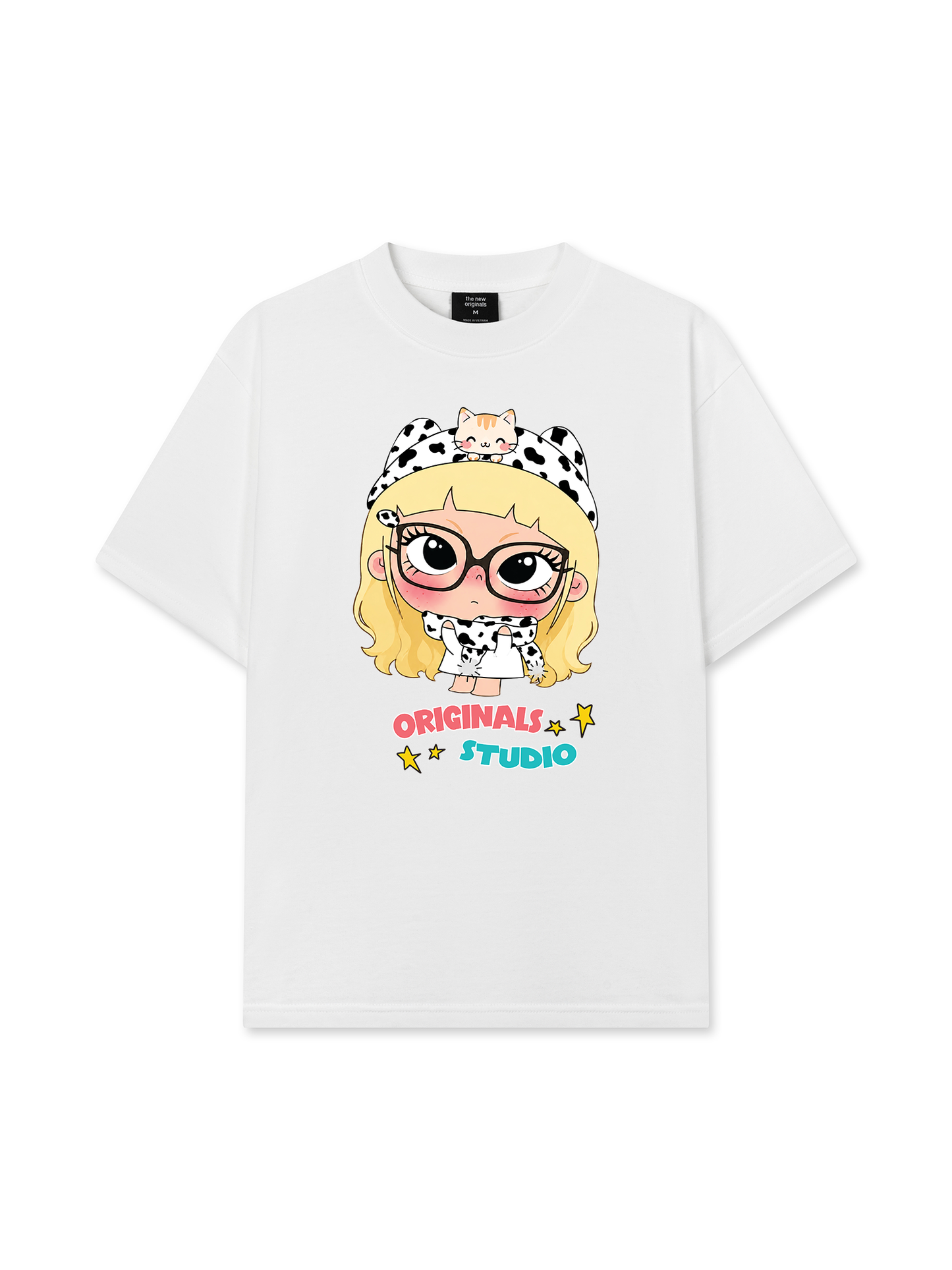 Áo Thun Relaxed Fit Cute Cow