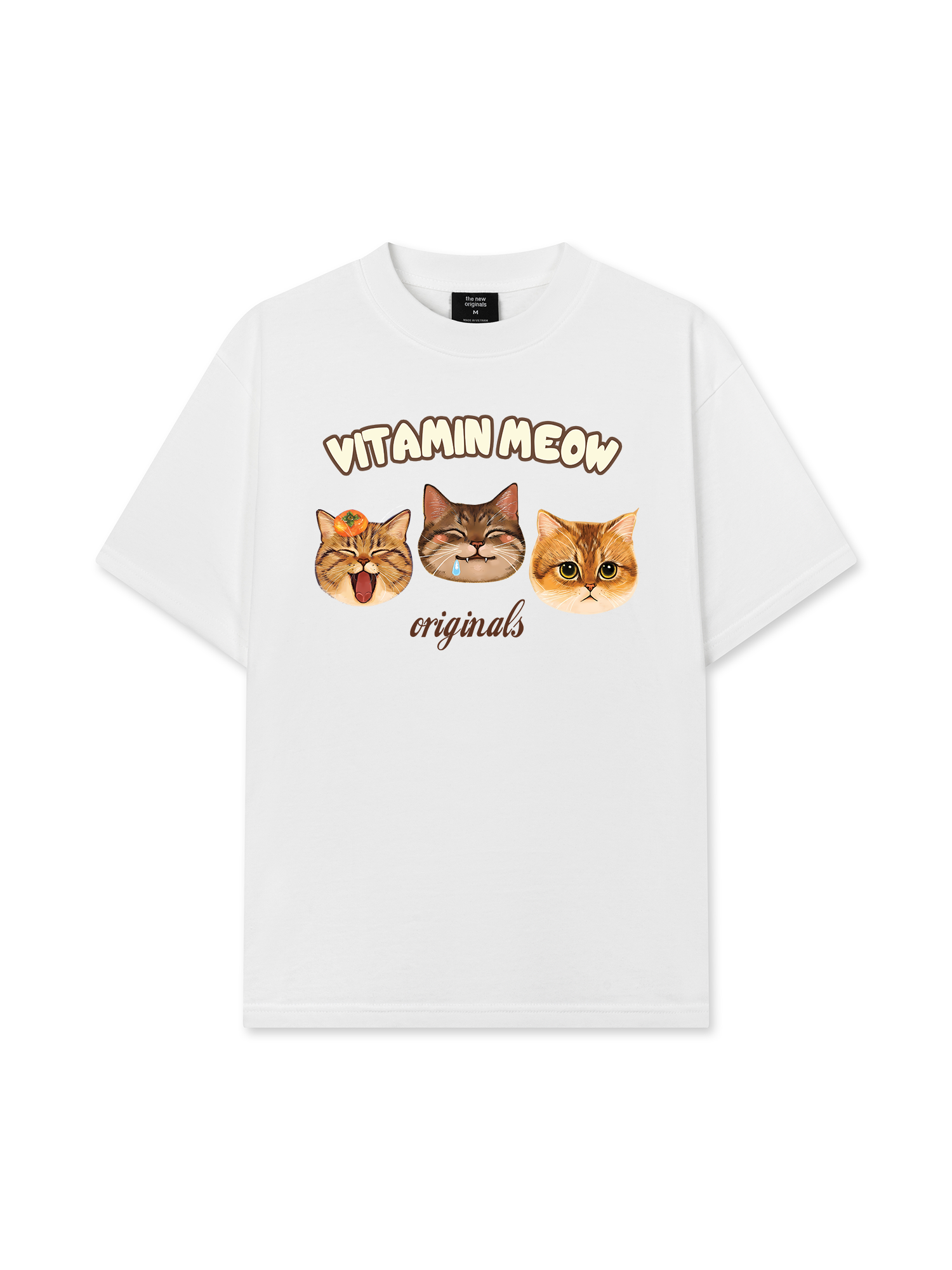 Áo Thun Relaxed Fit Vitamin Meow