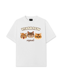 Áo Thun Relaxed Fit Vitamin Meow
