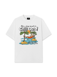 Áo Thun Relaxed Fit Summer Vibes Chill Out