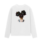 Áo Thun Dài Tay Colorful Diamond Hairpin Afro Girl