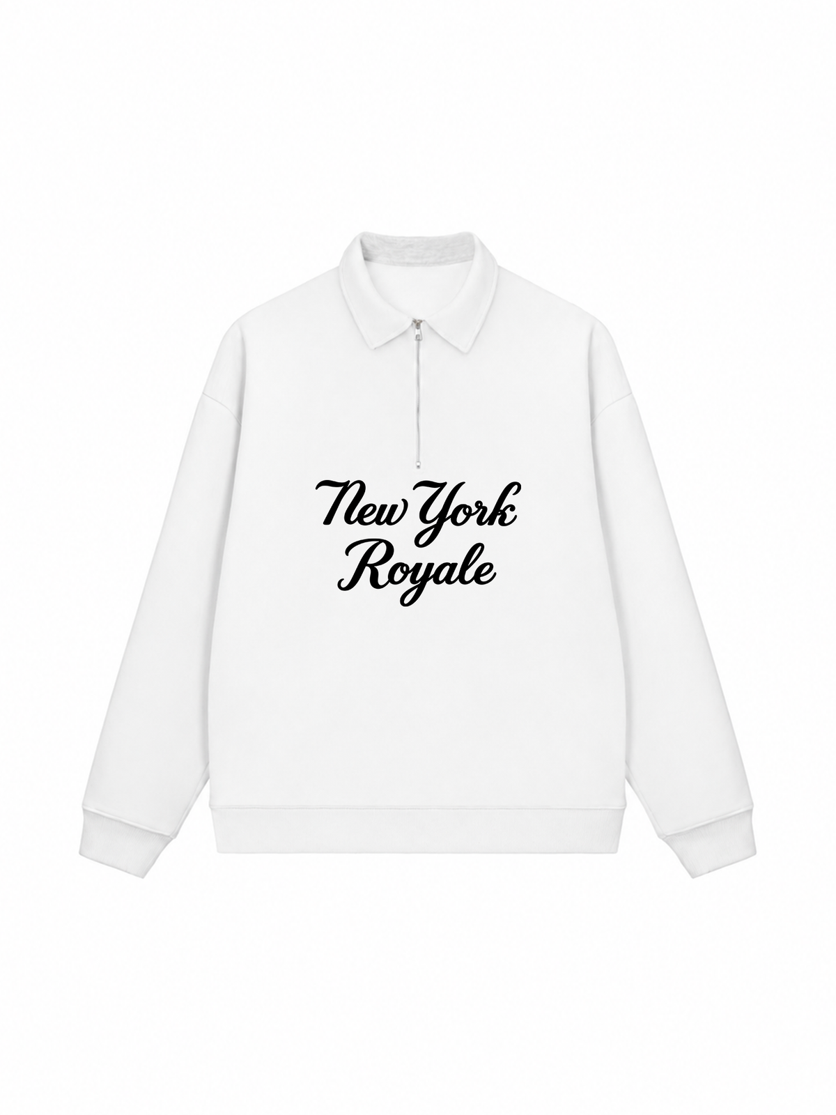 Áo Sweater Polo Nỉ Hai Da New York Royale