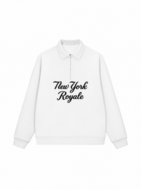 Áo Sweater Polo Nỉ Hai Da New York Royale