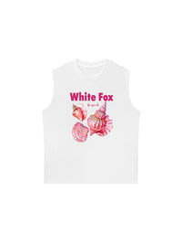 Áo Ba Lỗ Relaxed Fit Ocean White Fox