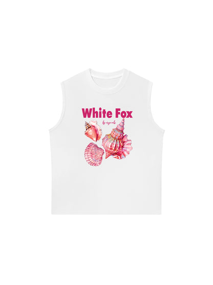 Áo Ba Lỗ Relaxed Fit Ocean White Fox