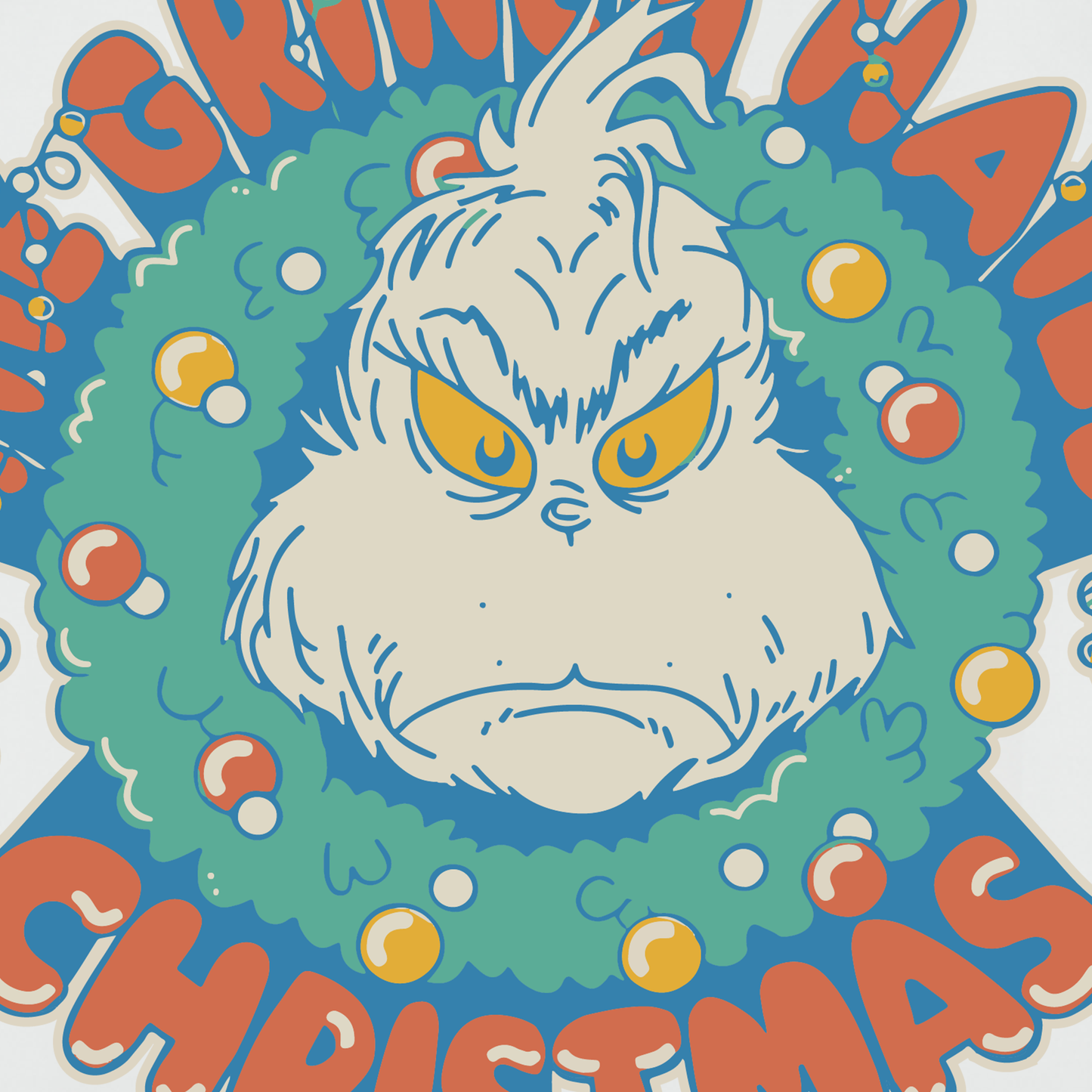 Áo Thun Relaxed Fit Movie The Grinch Hated Christmas