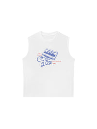 Áo Ba Lỗ Relaxed Fit Cassette