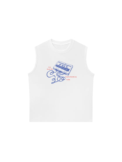 Áo Ba Lỗ Relaxed Fit Cassette