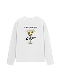 Áo Thun Dài Tay Shaken, not Stirred