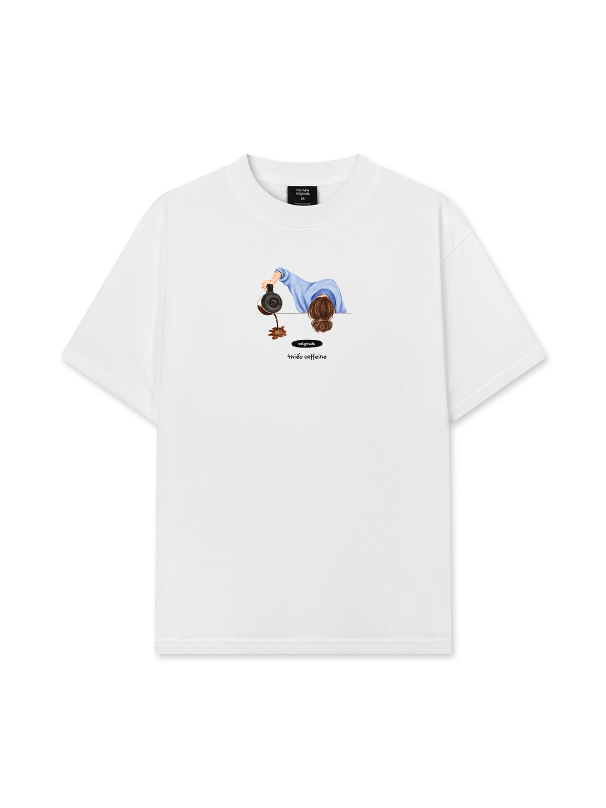 Áo Thun Relaxed Fit Thiếu Caffeine