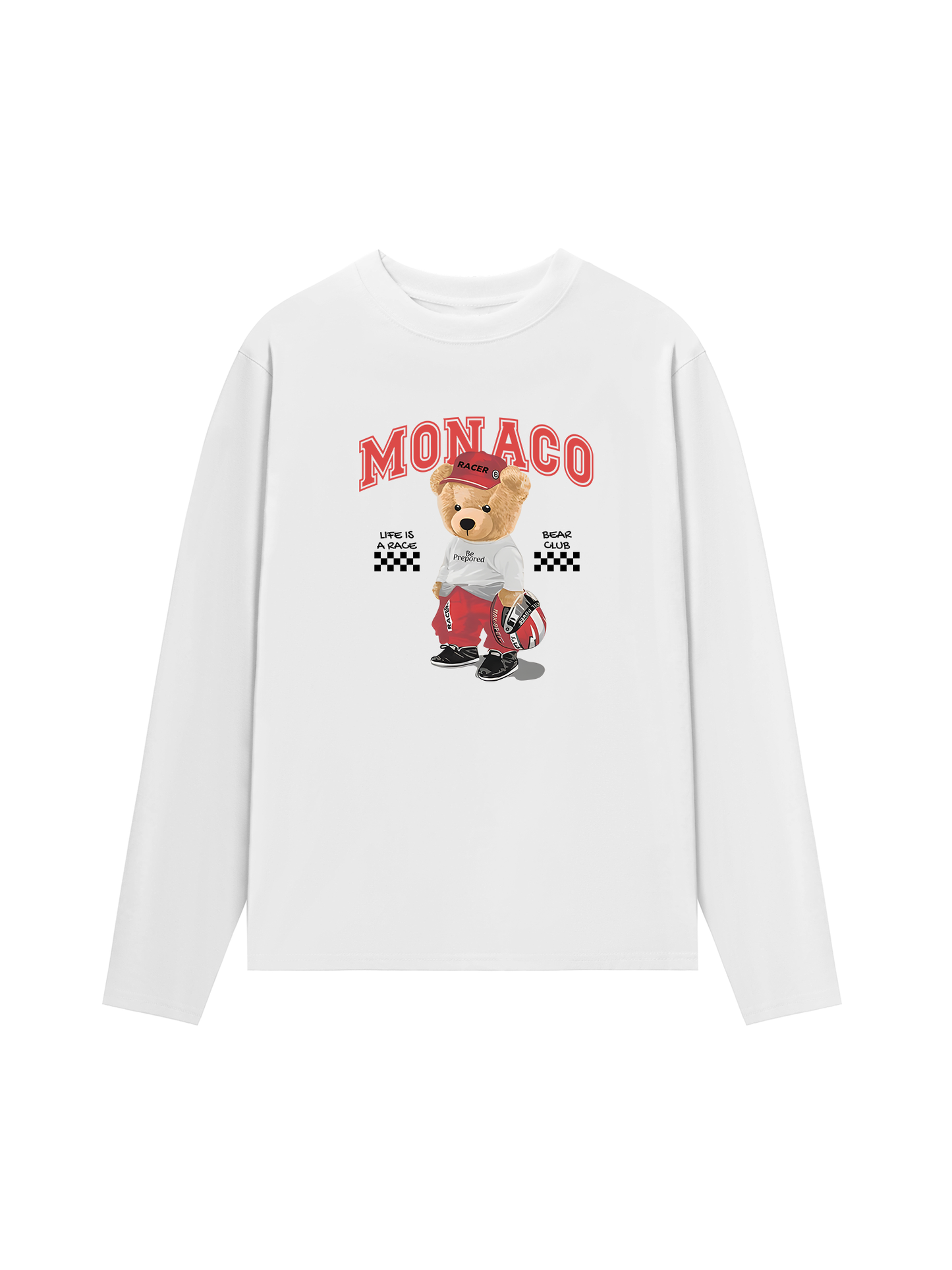 Áo Thun Dài Tay Monaco Bear Club