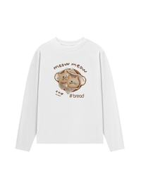 Áo Thun Dài Tay Sweet Pastry Meow Meow Bead
