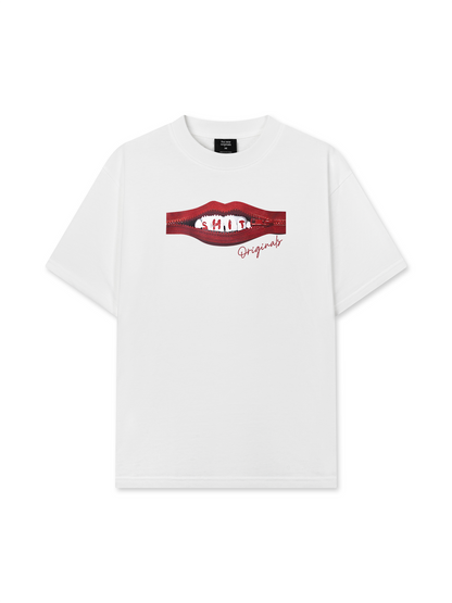 Áo Thun Relaxed Fit Teeth Zip Classic