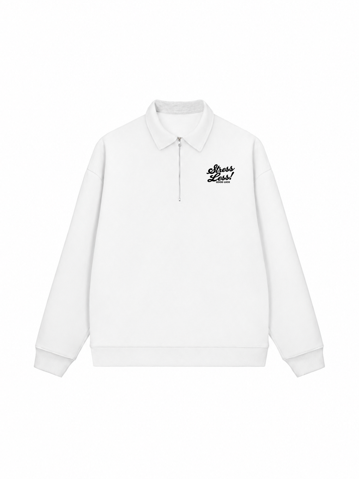 Áo Sweater Polo Nỉ Hai Da  Stress Less