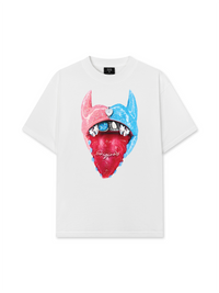 Áo Thun Relaxed Fit BOUNCE BACK© Two-Tone Devil Lip