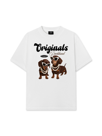 Áo Thun Relaxed Fit Dachhund Originals Blue Tiffany
