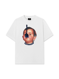 Áo Thun Relaxed Fit Funny Spoon-covered Face Boy