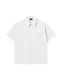 Áo Sơ Mi Kaki Boxy Ngắn Tay Gold Logo