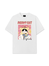 Áo Thun Relaxed Fit Meowy Cat Vicent