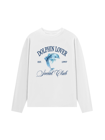 Áo Thun Dài Tay Ocean Dolphin Lover