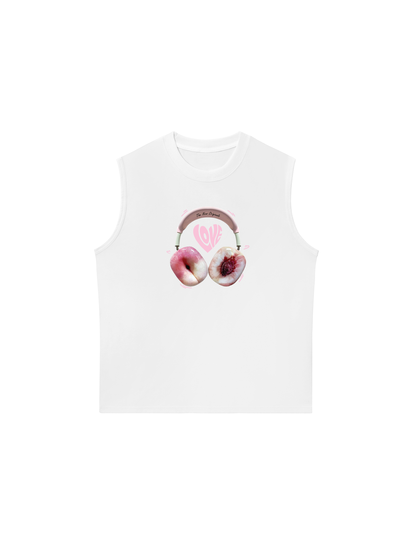 Áo Ba Lỗ Relaxed Fit Summer Vibes Peach Love