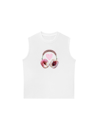 Áo Ba Lỗ Relaxed Fit Summer Vibes Peach Love