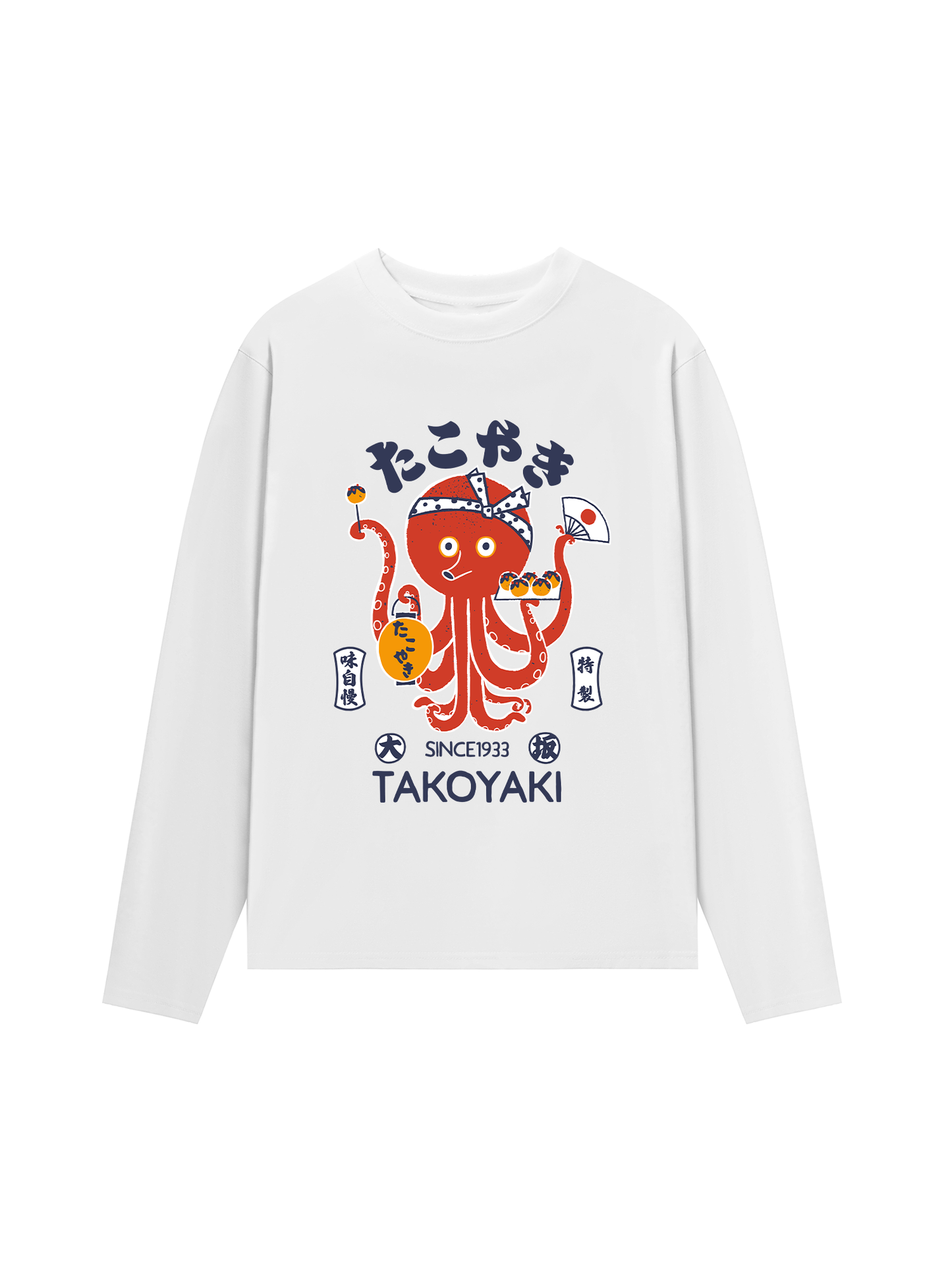 Áo Thun Dài Tay Takoyaki Chan