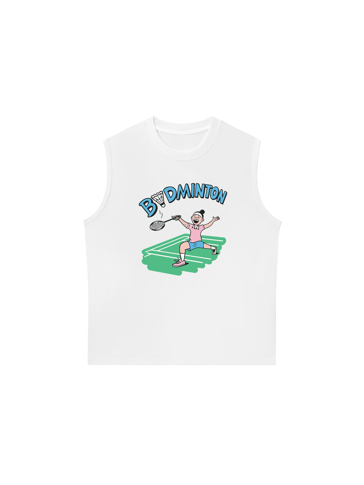 Áo Ba Lỗ Relaxed Fit Badminton