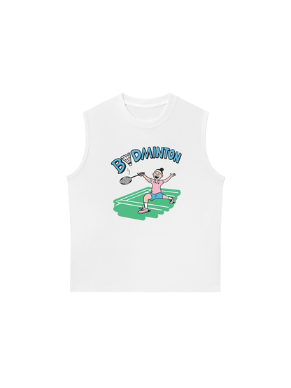 Áo Ba Lỗ Relaxed Fit Badminton