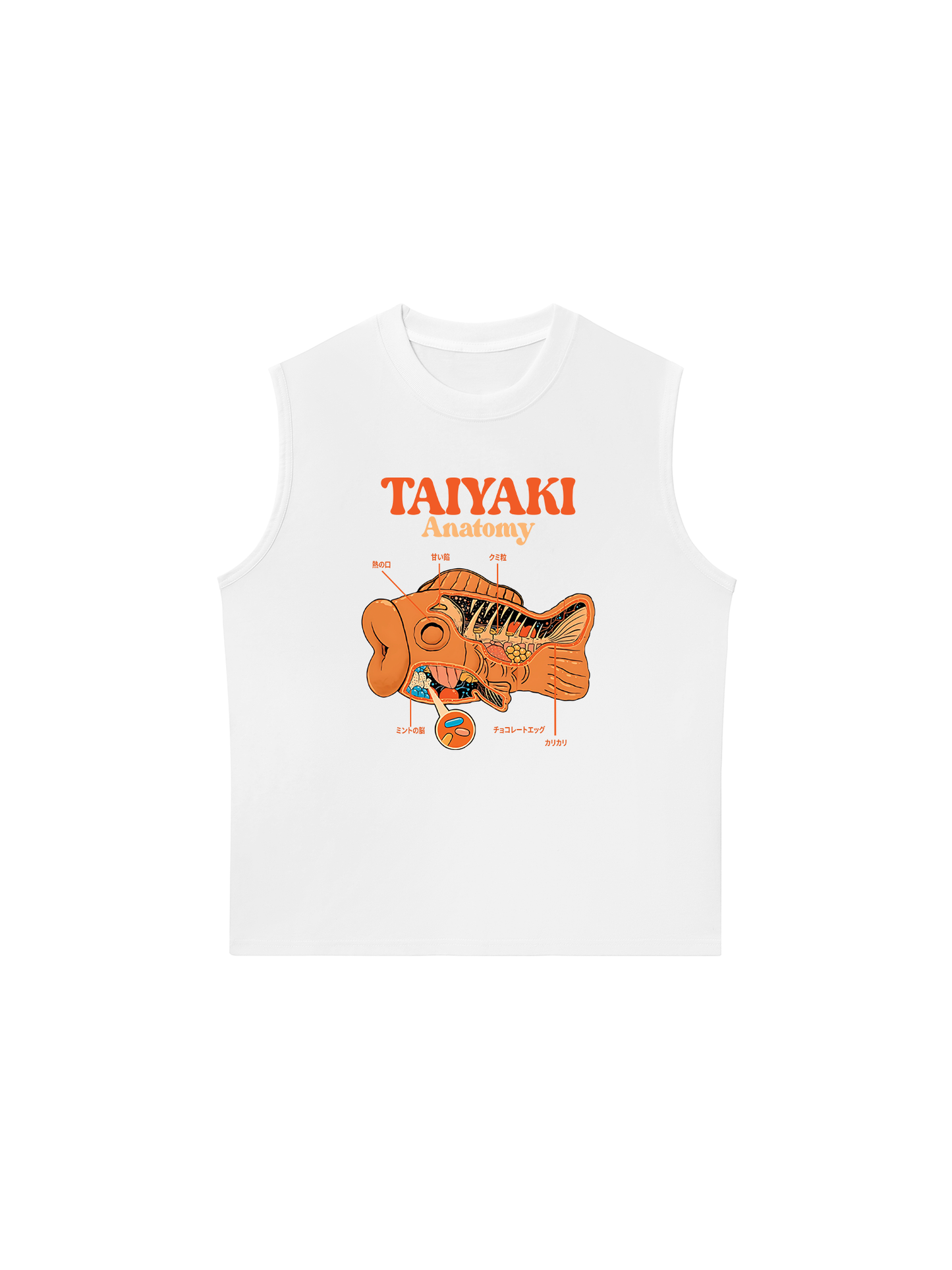 Áo Ba Lỗ Relaxed Fit Taiyaki Anatomy