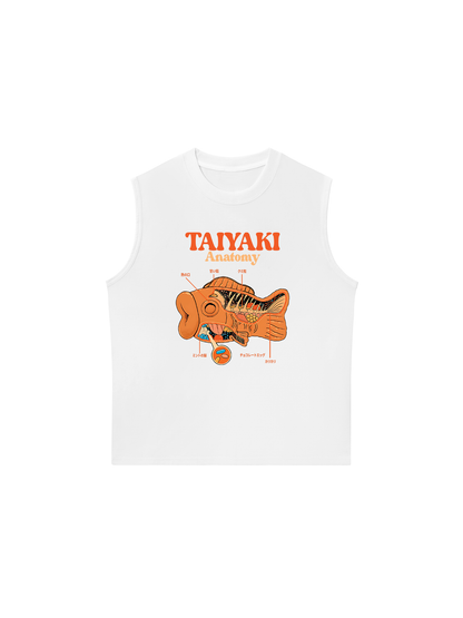 Áo Ba Lỗ Relaxed Fit Taiyaki Anatomy