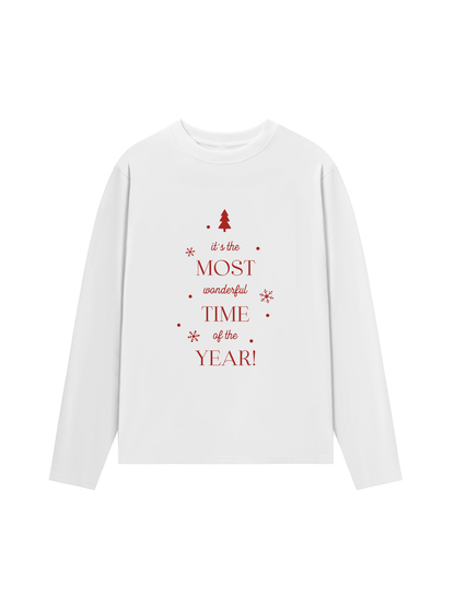 Áo Thun Dài Tay It_s The Most Wonderful Time Of The Year
