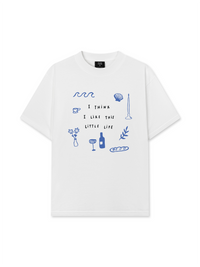 Áo Thun Relaxed Fit I Think I Like This Little Life