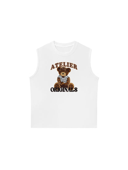 Áo Ba Lỗ Relaxed Fit Teddy Land Atelier Originals