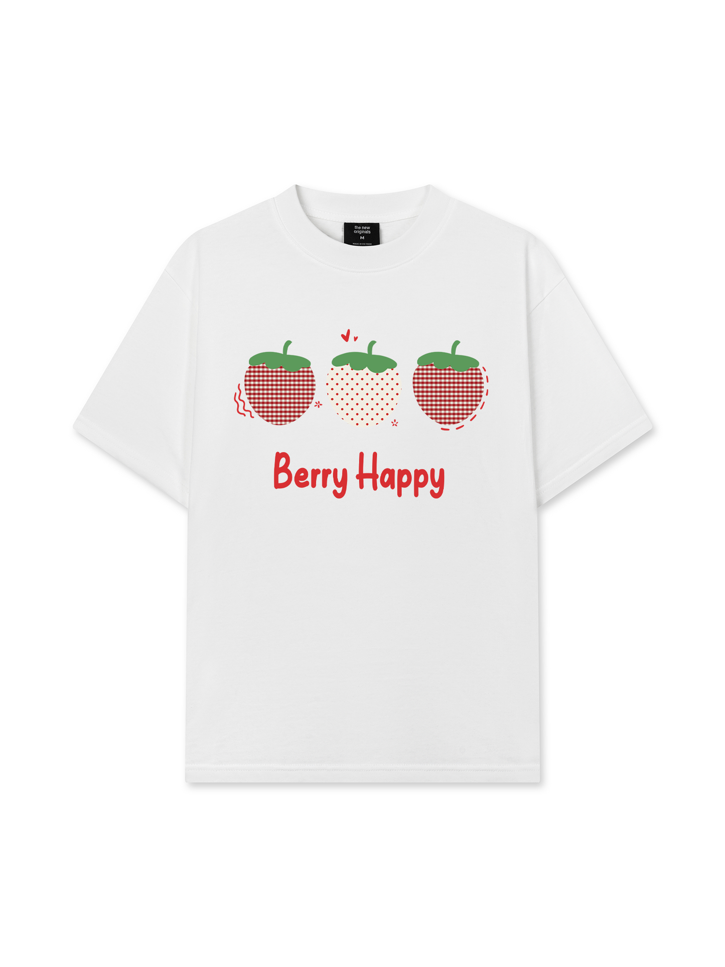 Áo Thun Relaxed Fit Daily Cuties Berry Happy