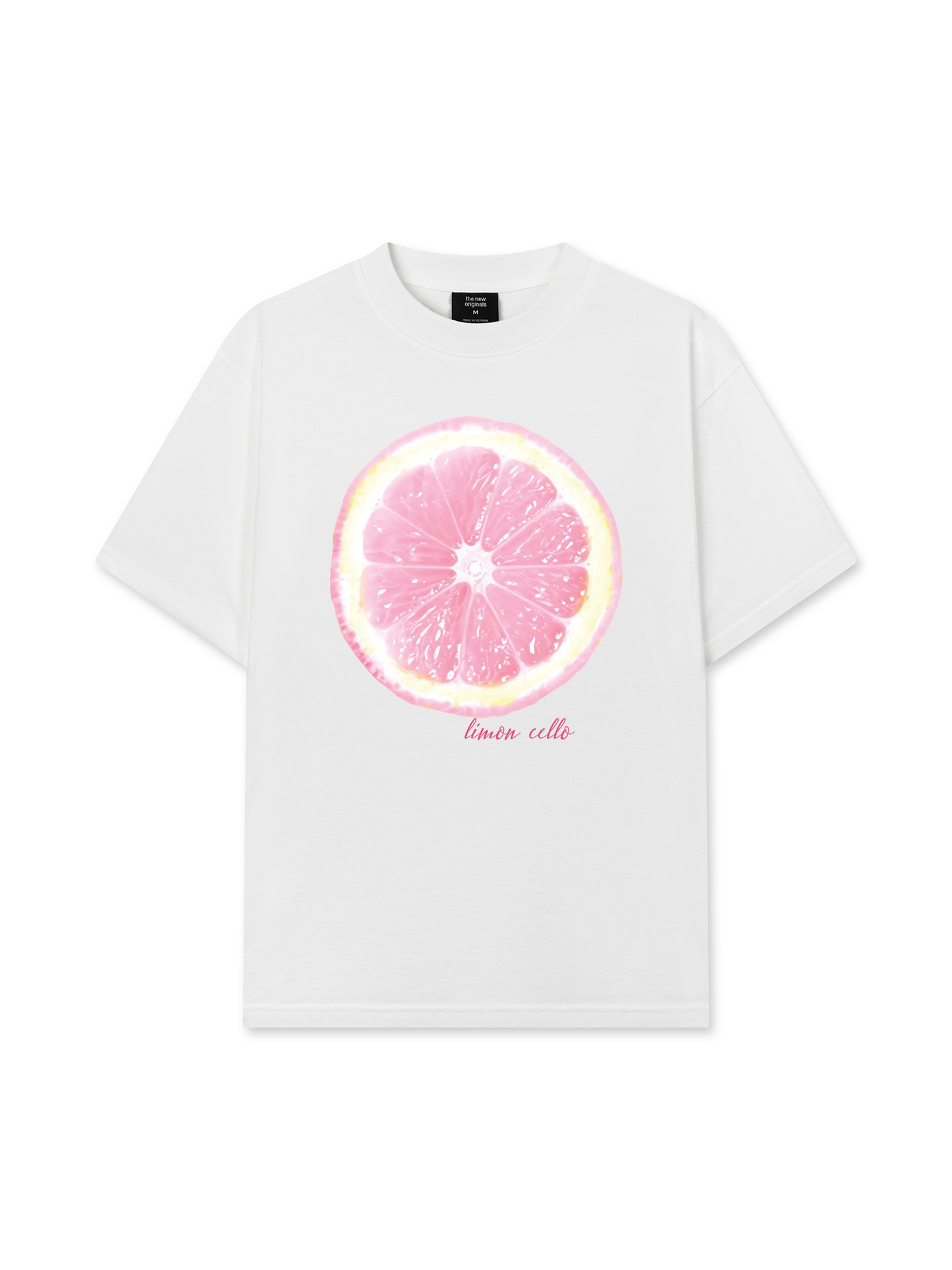 Áo Thun Relaxed Fit Pink Limon Cello