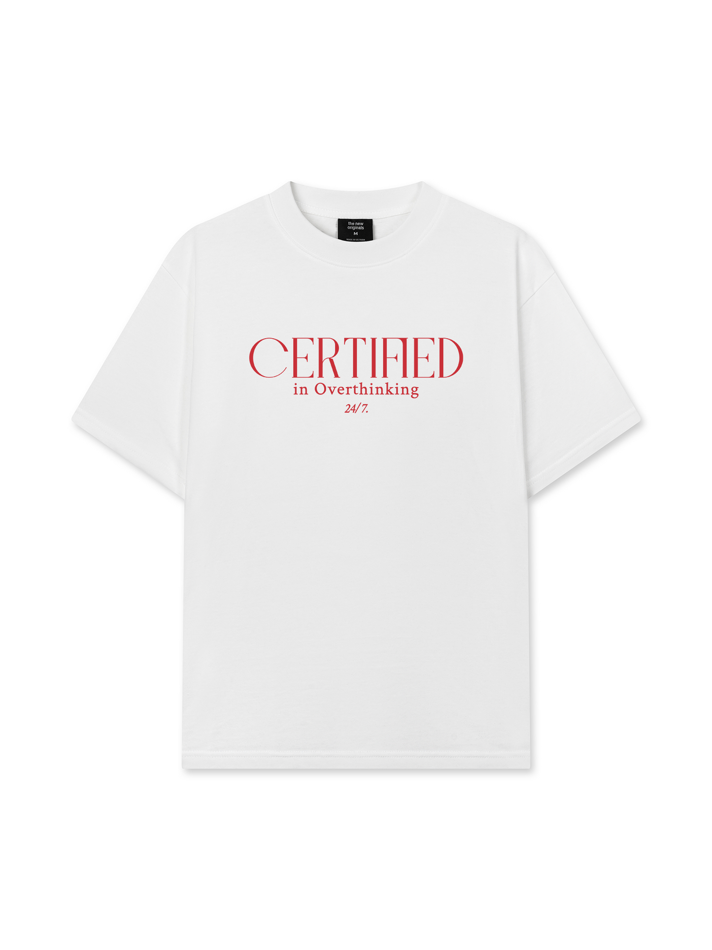 Áo Thun Relaxed Fit Certified In Overthinking