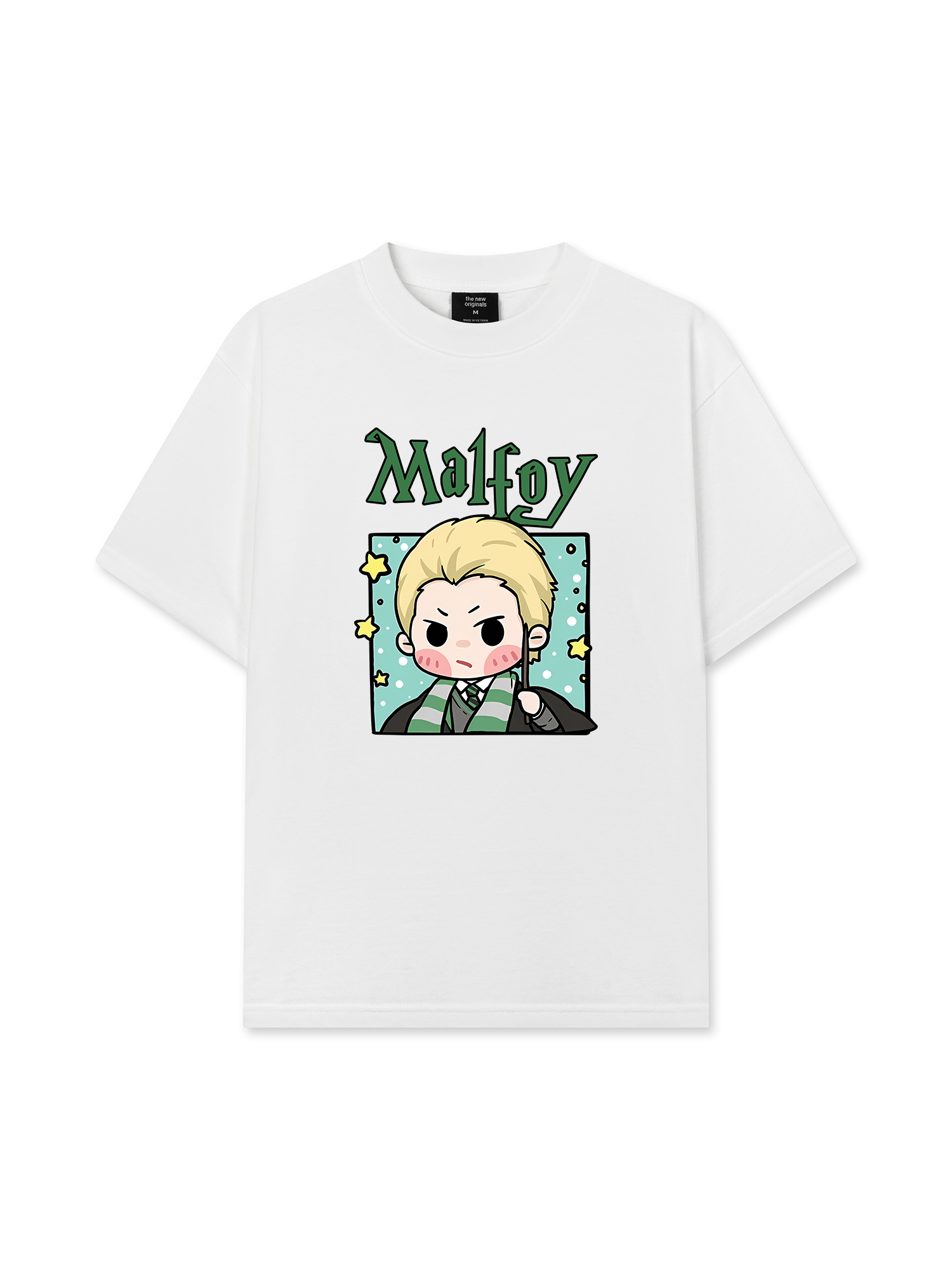 Áo Thun Relaxed Fit Harry Potter Malfoy Chibi