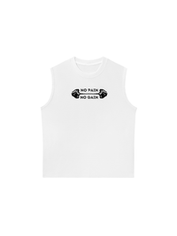 Áo Ba Lỗ Relaxed Fit No Pain No Gain