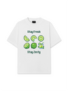 Áo Thun Relaxed Fit Summer Vibes Stay Fresh Stay Zesty