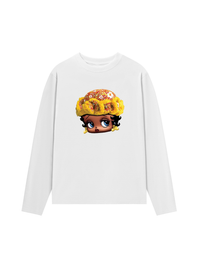 Áo Thun Dài Tay Flower Sun Knit Hat Cartoon Head