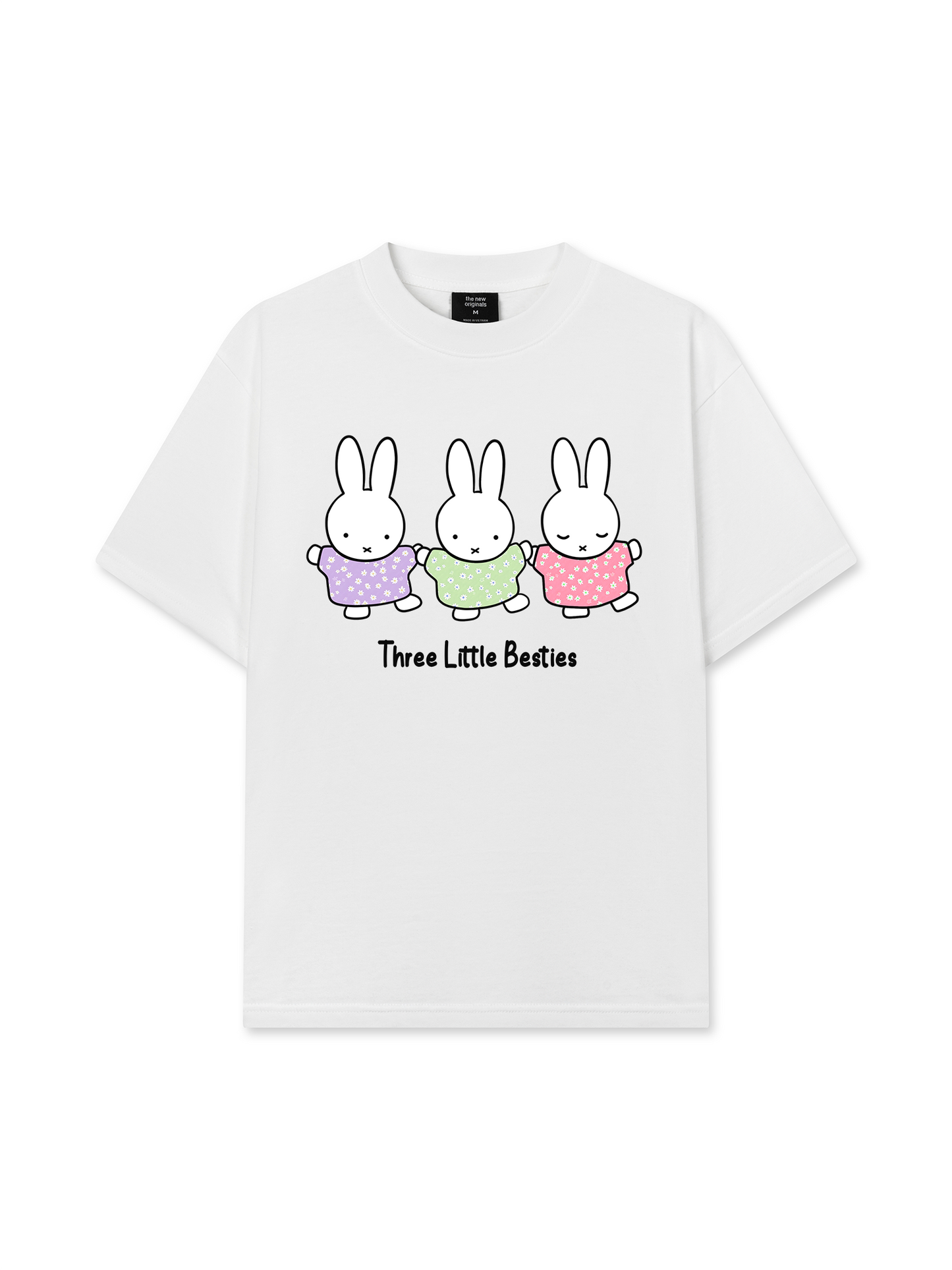 Áo Thun Relaxed Fit Daily Cuties Three Little Besties