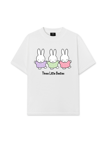 Áo Thun Relaxed Fit Daily Cuties Three Little Besties