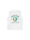 Áo Ba Lỗ Relaxed Fit Ocean Seaside Love Green