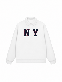 Áo Sweater Polo Nỉ Hai Da NY