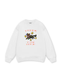 Lucky day cat Sweater