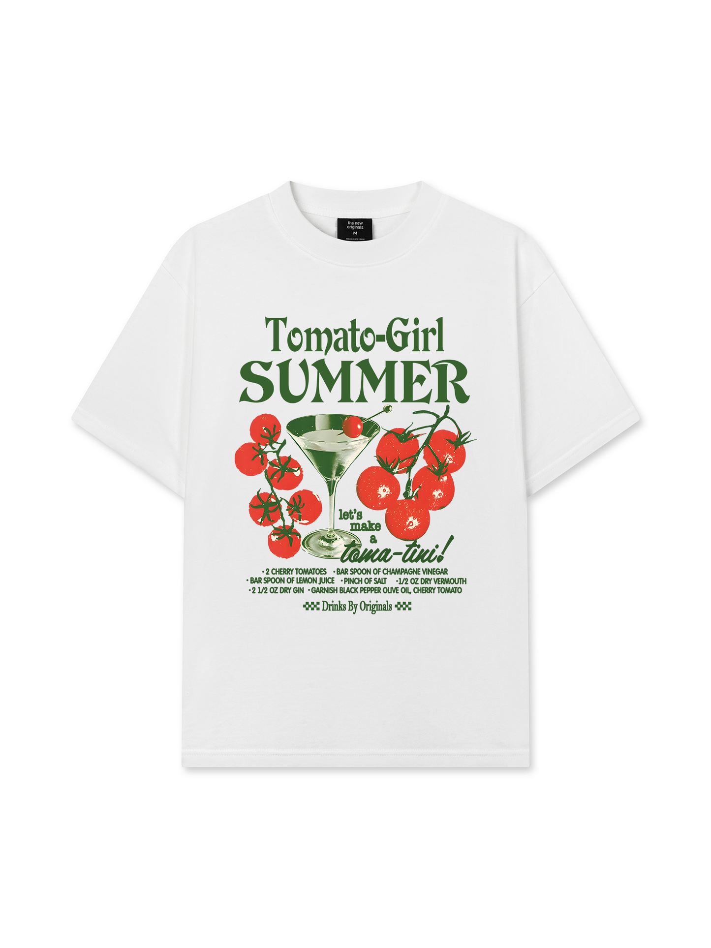 Áo Thun Relaxed Fit Suummer Vibes Tomato Girl