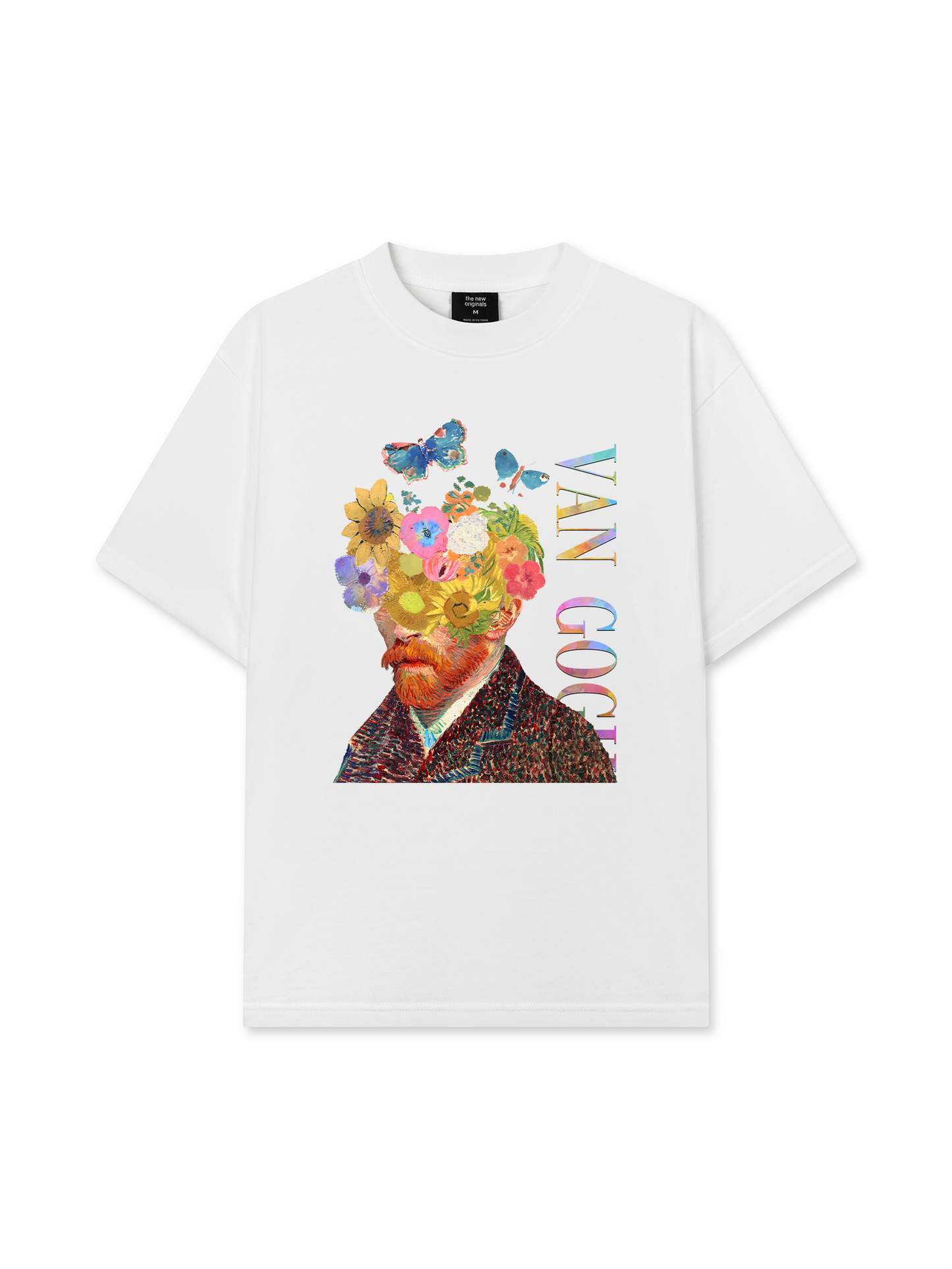 Áo Thun Relaxed Fit Masterpiece Van Gogh Flower Bloom