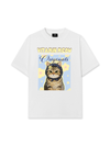 Áo Thun Relaxed Fit Cutie Vitamin Meow Yellow Flower